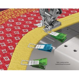 Small Magic Clip Sewing and Quilting Clips with Scale 12 Piece Set - Quilting Supplies and Notions - Sewing Accessories and Supplies