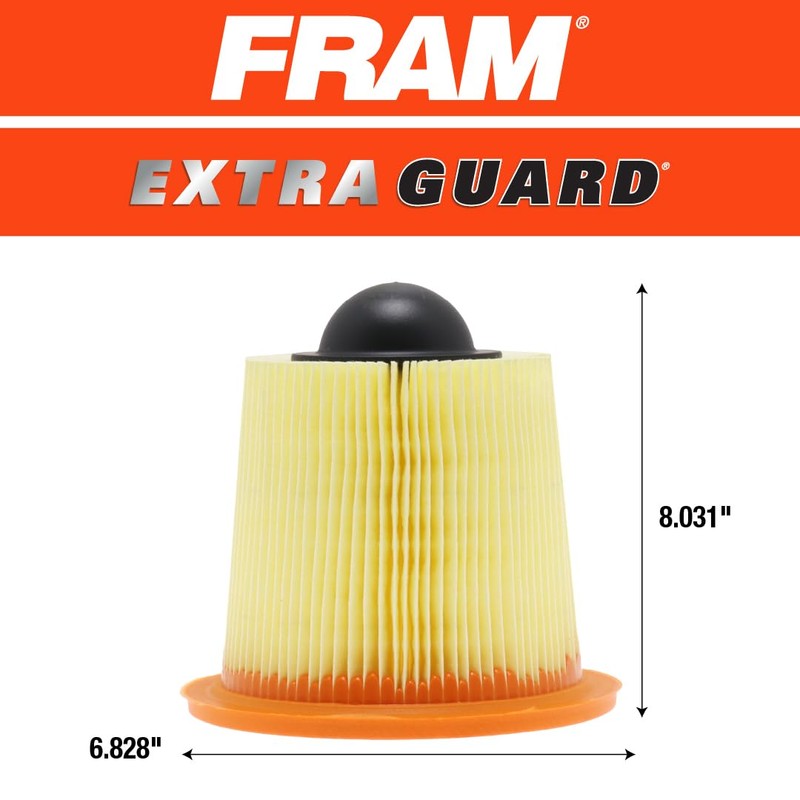 FRAM Extra Guard CA7774 Replacement Engine Air Filter for Select