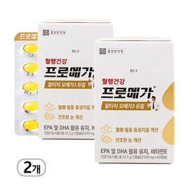 Chong Kun Dang Health Promega Altige RTG Omega 3 Dual Joinsung Promega Blood Circulation Health Nutrient Enteric Coated Capsule, 120 Tablets, 1 Piece / 종근당 건강 프로메가 알티지 rtg 오메가3 듀얼 조인성 프로메가 혈행 건강 영양제 장용성 캡슐, 120정, 1개