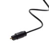 TOSLink Digital Audio Optic Cable SPDIF Speaker Wire (12FT, Black)