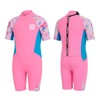 Kids Wetsuit for Girls, 2mm Thermal Neoprene Shorty Wet Suit