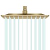 AULEEND Square Shower head, High Flow Stainless Steel Square Rainfall
