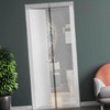 Magnetic Stripe Entrance Screen Door (Velcro Detachable) 100x210cm Gray