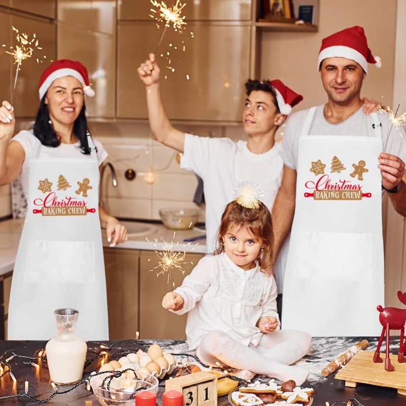 Funny Christmas Baking Apron for Women Men, Holiday Baking Gifts