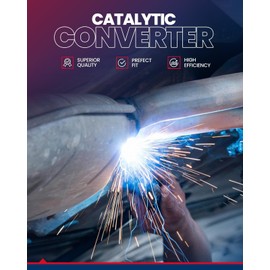 Usa built Catalytic Converter Fit for 2002-2006 Camry 2.4L，2004-2006 Solara 2.4L, Rear 18064 Stainless Steel High Performance 1pc (EPA Compliant)