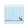 mofusand Pastel Lace Towel Handkerchief, Blue, Cat Lace, Cute, 43-0130080, Approx. 9.8 x 9.8 inches (25 x 25 cm)
