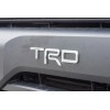 TDR Chrome RAISED UPPER GRILLE TRD LETTERS FOR TOYOTA TUNDRA