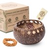cocovibes Goa / Coconut Bowl / Tea Light Holder as