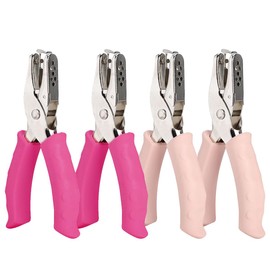 Perforadora de Papel de Mano, 4 Perforadora Circular para Papel, Cuero, Plástico, Cartón