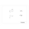 Duoline 703031 Kit of 2 End Caps White