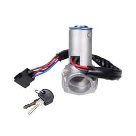Bohaner Ignition Switch Cylinder Starter Lock with 2 Keys Ignition Lock 4479518 Steering Lock Ignition Cylinder Switch for Fiat Ducato 280 290 A112 127 128 7555388 4354118