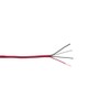 4C/18 AWG SOLID COPPER RED FIRE ALARM WIRE SECURITY CABLE