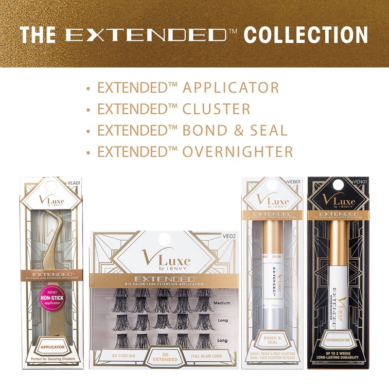 V Luxe Extended Collection Non Stick Lash Applicator Mistake-Proof Artificial