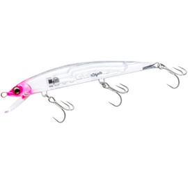 DUEL Aile Magnet TG Minnow Slim 5.7 inches (145 mm) Floating 1.1 oz (30 g) Pink Head Clear Long Distance Weight Transfer