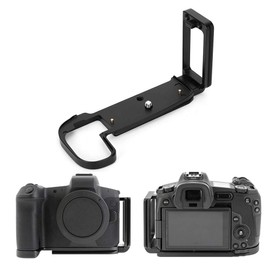 Camera Bracket Holder,L-Shape Plate Quick Release Plate with 39mm Standard AS Interface, for Canon -R Mirrorless Camera(Black)