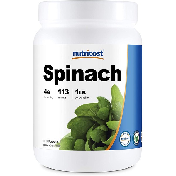 Nutricost Pure Spinach Powder 1LB