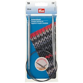 Prym 212192 Circular Knitting Needles MS 60 cm 7.00 mm Silver