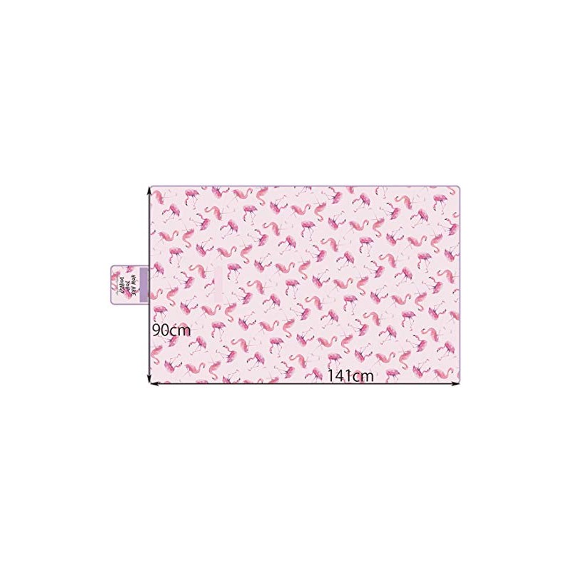 Skater SVS15 Soft Leisure Sheet M Flamingo 90 x 141