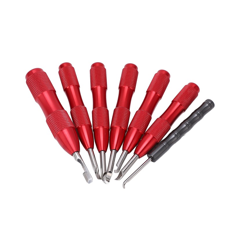 7 Pcs Watch Back Cover Opener Tool Multi Specification Aluminum