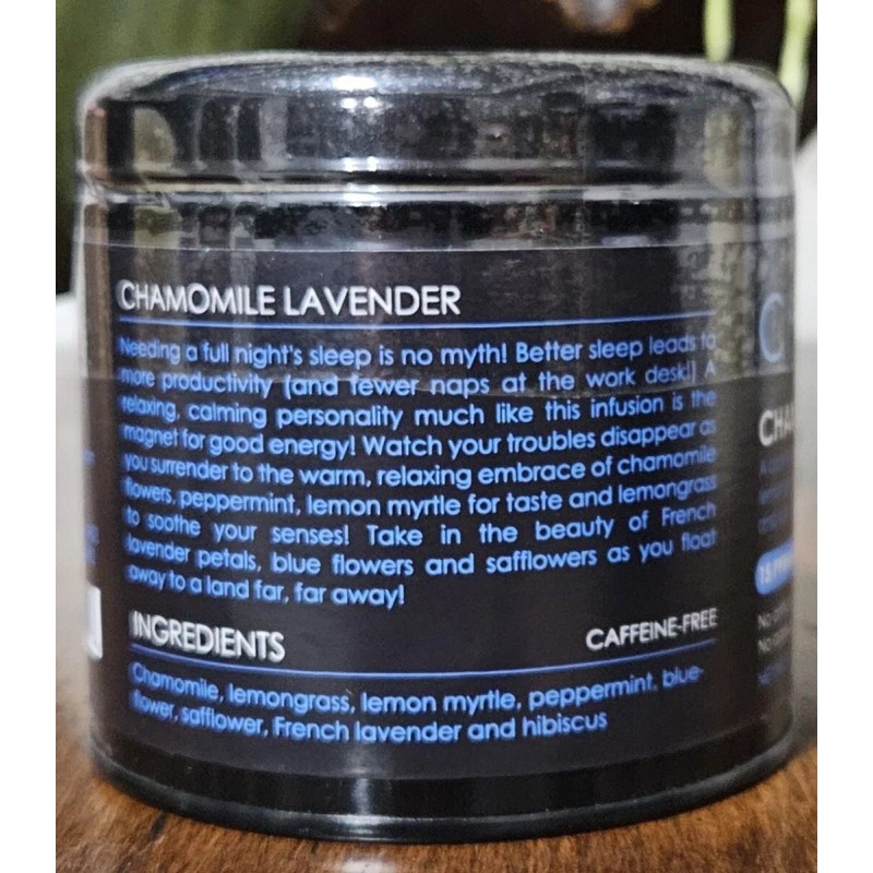 Chai Diaries Premium Tisane Organic Chamomile Lavender Tea - (15
