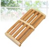 Healvian Wooden Foot Roller for Trigger Point Acupuncture Row Design