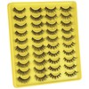 MAANGE Pestañas Postizas Mixtas 20 Pares Naturales 3D Faux Mink