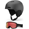 Giro Ledge Snow Helmet Goggle Combo - (Combo) Matte Graphite