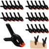 BRAVECOW 20 x spring clamps, clamping clamps with large span,
