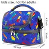 FlowFly Double Decker Cooler Insulated Lunch Bag Large Tote for