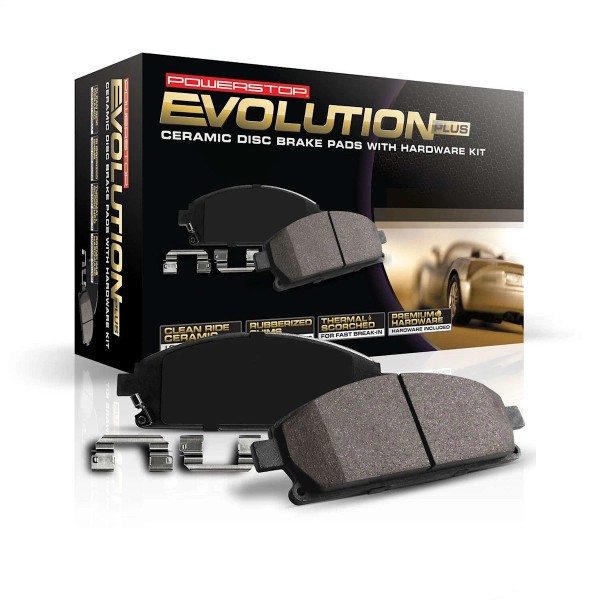 Powerstop 17-521 Powerstop Brake Pad Sets 2-Wheel Set Front for