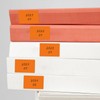 YIKIADA Orange Color Label Roll Label Stickers 2.0 x 3.0
