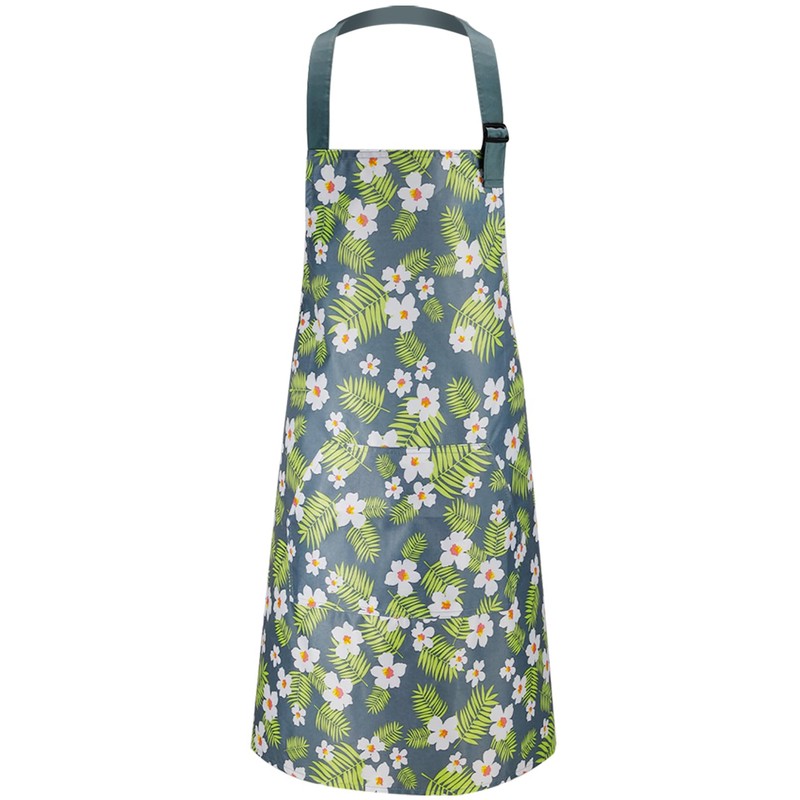 Tczecoo Pack of 4 Flower Aprons with Pocket, Kitchen Aprons