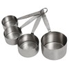Crestware Heavy Duty Stainless Steel Measuring Cup Set, 25 x