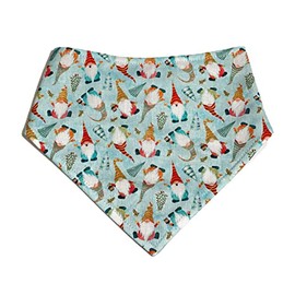 Bandana - Christmas Bandana | Gnome Bandana | Xmas Gift | Dog Bandana | Cat Bandana | Scarf for Pets | Pet Accessories - Organic Cotton