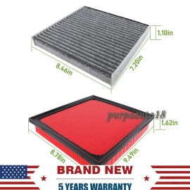 Purpa Engine Air Filter & Cabin Air Filter For Toyota 2018-2025 Camry / 2019-2025 Rav4