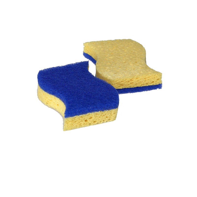 Spontex Geschirrschwamm , Kratzfrei & saugstark, 2 Stück (1er Pack)