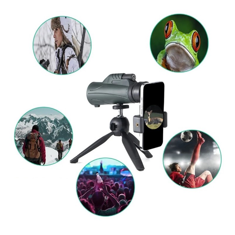40x60 Monocular Telescope High Power HD Outdoor Bird Watching Telescope