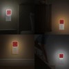 Spiders Web Red Plug-in Led Night Light,Adjustable Brightness Warm White