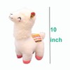 YUKOUQIAN Llama Stuffed Animal Cute Alpaca Plush Toy 10 inch