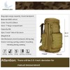 Large Hiking Backpack, 65L/70L/85L Waterproof MOLLE Rucksack, Expandable Camping Traveling