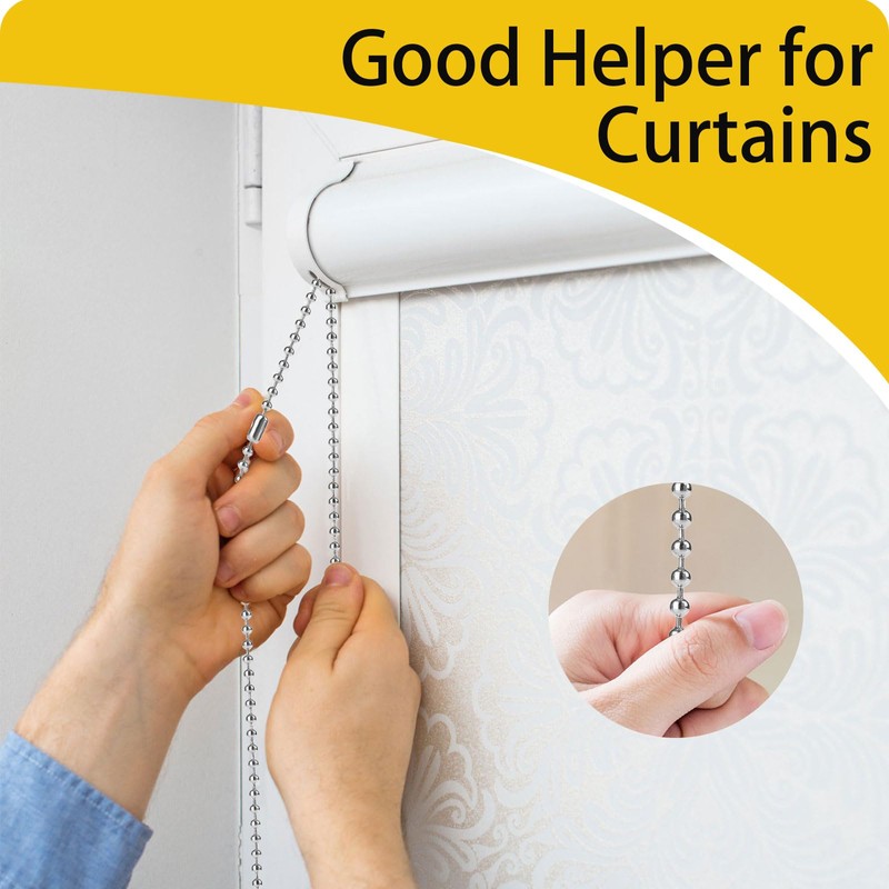 Weysoo Roller Blind Chain 6 Meter, 4.5MM Blind Cord with