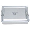MFH Waterproof Aluminium Box, Silver, 13.3 x 9.2 x 3.4