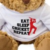 Big Red Egg EAT SLEEP CRICKET REPEAT - Teddy Bear