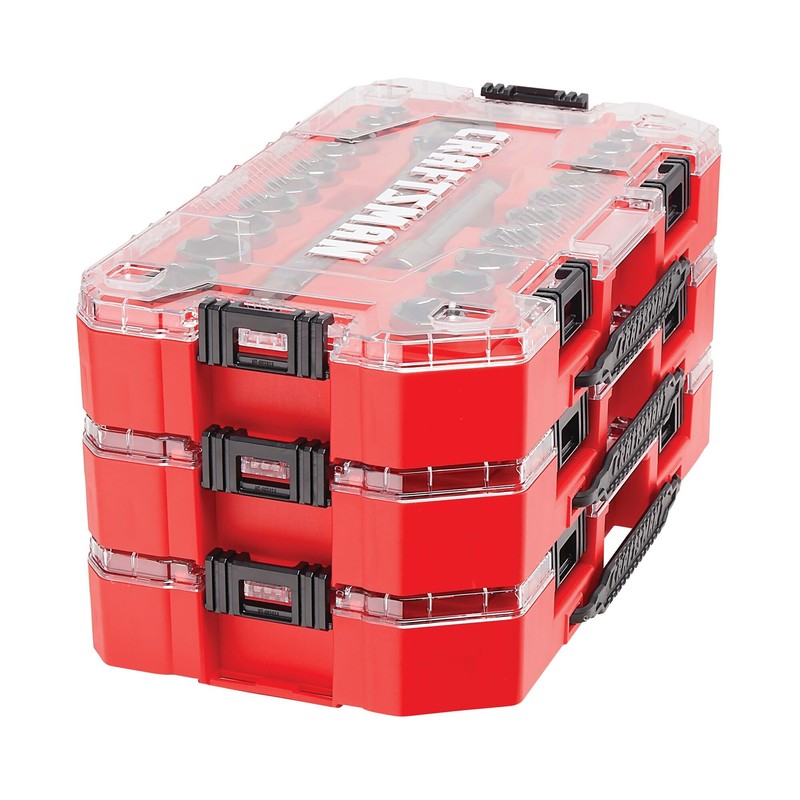 CRAFTSMAN Mechanics Tool Set, 1/2" Drive, SAE/Metric, 22 Piece (CMMT12030)