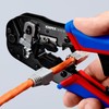 KNIPEX クニペックス ケーブル切断 丸ケーブルストリップ 一般的なRJ45プラグの圧着が可能 ウエスタンプラグ圧着ペンチ 8ピン 9751-13