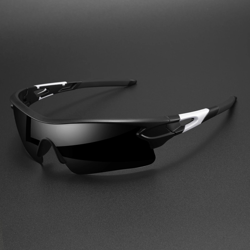 UV400 Polarized Sports Sunglasses for Cycling – Lightweight Wraparound Eyewear