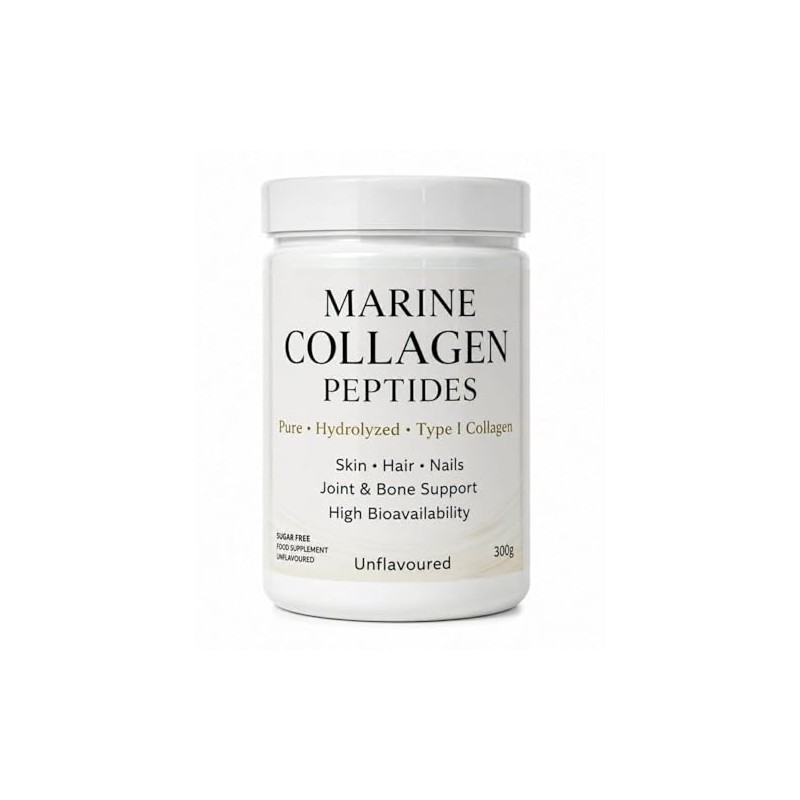 10 000mg Swedish Premium Hydrolyzed Marine Collagen Powder Peptides (300g)