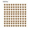 sourcing map 100 x Precision Balls, Solid Brass Balls, 4