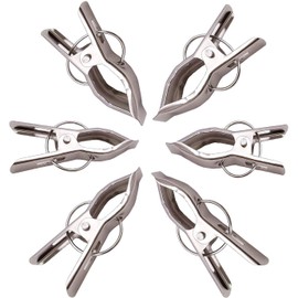 Garden Of Arts Stainless Steel Multipurpose/Cloth Clip/Cloth Pegs/Laundry/Home Pack of 12 Pcs