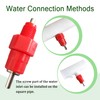 Cyrading Chicken Waterer Nipples Automatic Poultry Watering Nipples Chicken Drinkers